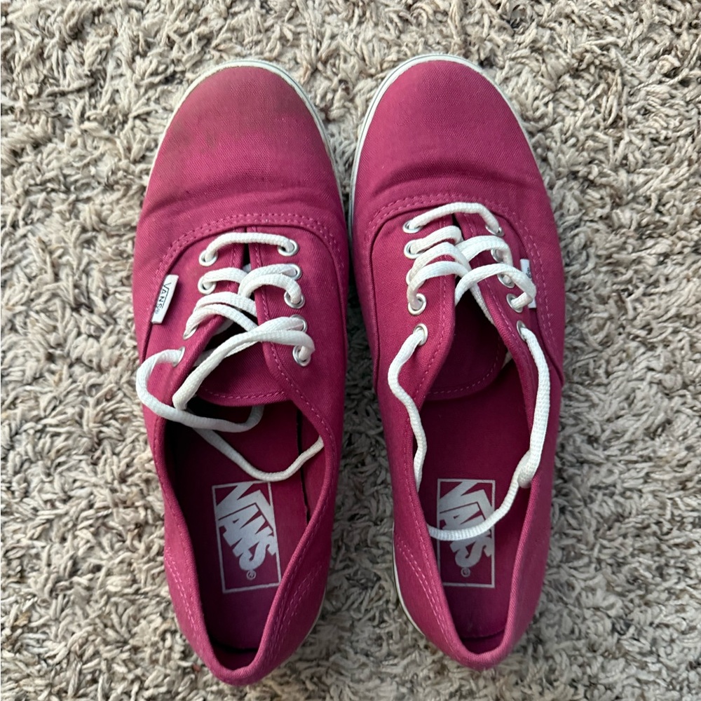 Women’s Vans size 8 Red